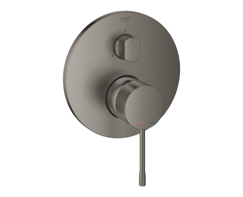 Смеситель для душа Grohe Essence встраиваемый 3 излива, матовый Hard Graphite 24092AL1