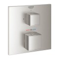 Смеситель для ванны/душа Grohe Grohtherm Cube встраиваемый, с термостатом, supersteel 24153DC0