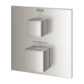 Смеситель для ванны/душа Grohe Grohtherm Cube встраиваемый, с термостатом, supersteel 24153DC0