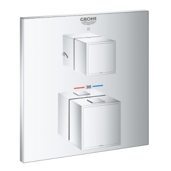 Dušas maisītājs Grohe Grohtherm Cube iebūvējams ar termostatu Hromēts 24154000