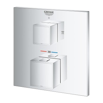 Dušas maisītājs Grohe Grohtherm Cube iebūvējams ar termostatu Hromēts 24154000