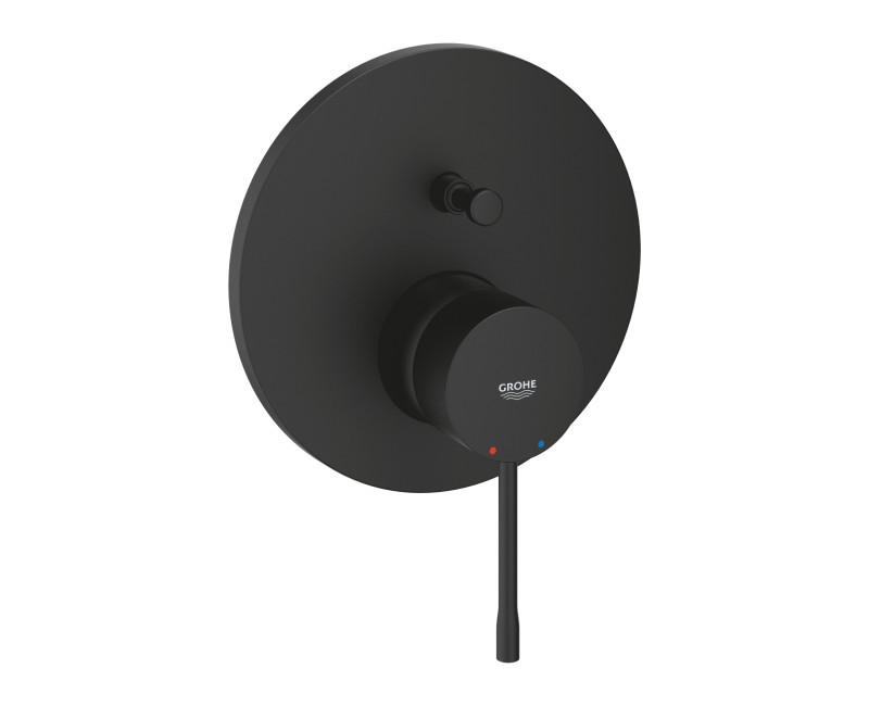 Vannas / Dušas maisītājs Grohe iebūvējams 2 iztekas phantom black  24167KF1