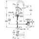 Vannas istabas Izlietnes maisītājs Grohe Start Edge L-Size, hromēts 24201001 Vannas istabas Izlietnes maisītājs Grohe Start Edge L-Size, hromēts 24201001