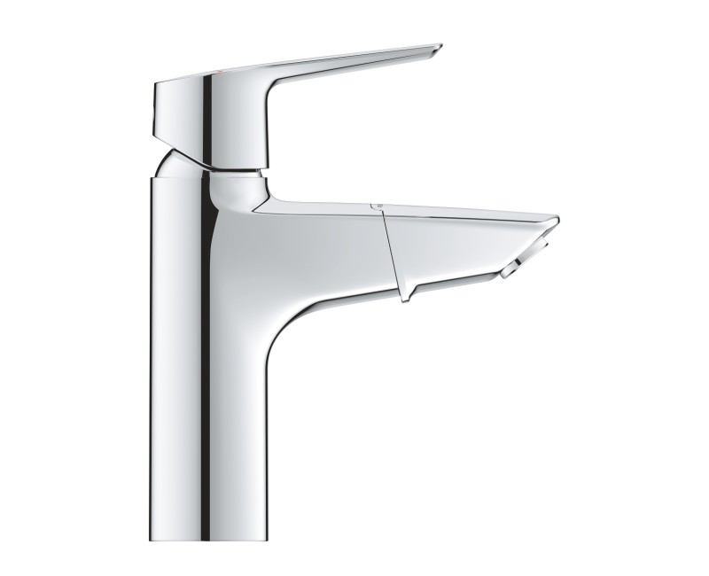 Vannas istabas Izlietnes maisītājs Grohe QuickFix Start  M-Size ar Izvelkamu galvu,  Push-Open vārstu, hromēts 24205003