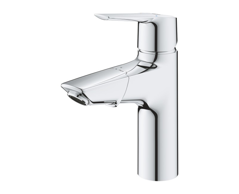 Vannas istabas Izlietnes maisītājs Grohe QuickFix Start  M-Size ar Izvelkamu galvu,  Push-Open vārstu, hromēts 24205003
