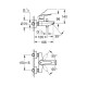 Смеситель для ванны/душа Grohe QuickFix Start, хром 24206002 Смеситель для ванны/душа Grohe QuickFix Start, хром 24206002