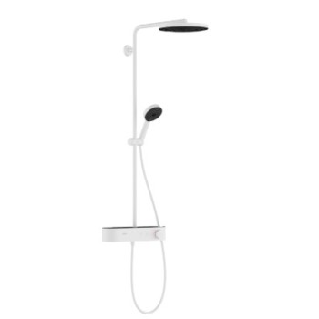 Dušas sistēma Hansgrohe Pulsify S Showerpipe 260 1jet EcoSmart 24221700 balts matēts