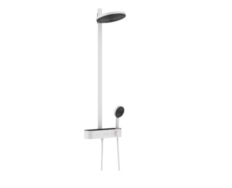 Душевая система Hansgrohe Pulsify S Showerpipe 260 2jet 24240700 белый матовый