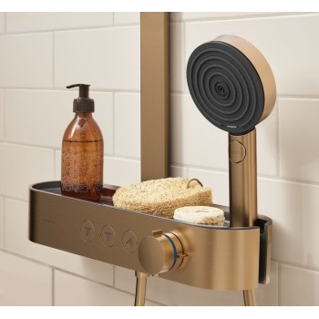 Душевая система Hansgrohe Pulsify S 260 2jet EcoSmart 24241140 Матовая бронза