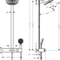 Душевая система Hansgrohe Pulsify S Showerpipe 260 2jet EcoSmart 24241670
