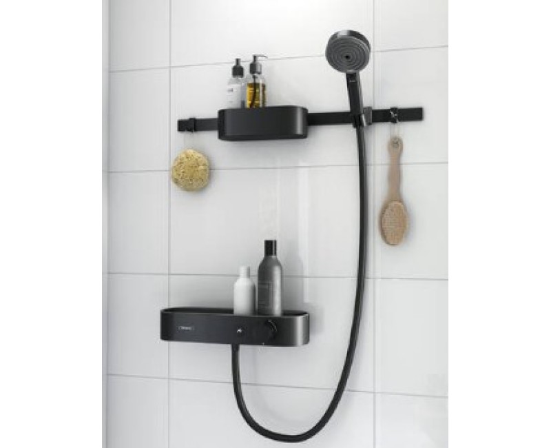 Душевая система Hansgrohe WallStoris Bundle ручной душ 105 3jet Активация EcoSmart с термостатом 24250670