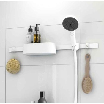 Душевой гарнитур Hansgrohe WallStoris Bundle ручной душ 105 3jet Активация EcoSmart 24291700 Белый Матовый