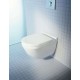 Подвесной унитаз Duravit Starck 3 HygieneGlaze, безободковый, без крышки, белый Подвесной унитаз Duravit Starck 3 HygieneGlaze, безободковый, без крышки, белый