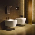 Подвесной унитаз Duravit Starck 3 WonderGliss без крышки белый