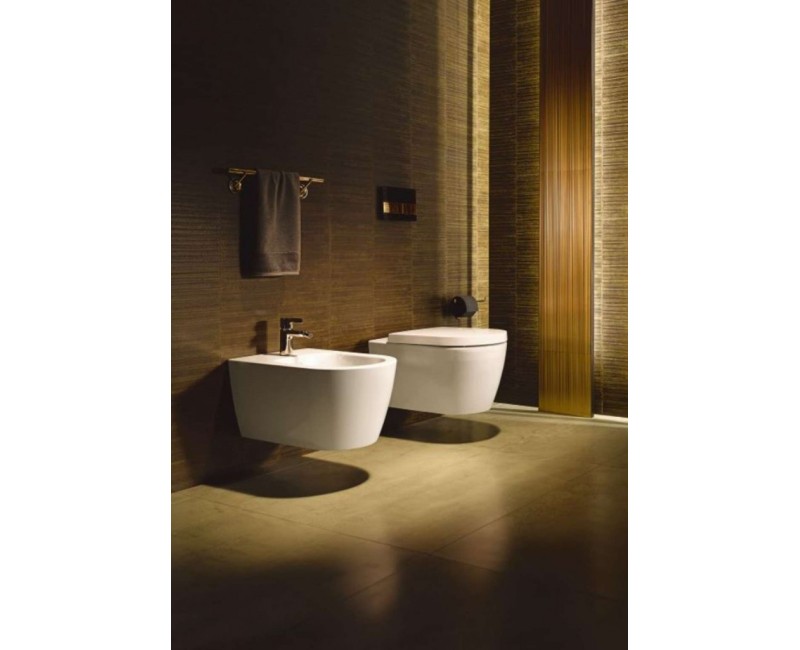 Подвесной унитаз Duravit Starck 3 WonderGliss без крышки белый