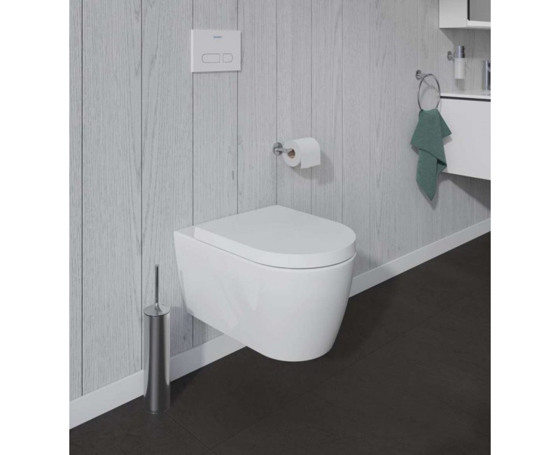 Подвесной унитаз Duravit ME от Starck Rimfree,  без крышки белый