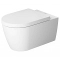 Подвесной унитаз Duravit ME by Starck WonderGliss Rimless без крышкиБелый