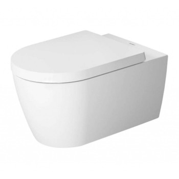 Подвесной унитаз Duravit ME by Starck WonderGliss Rimless без крышкиБелый