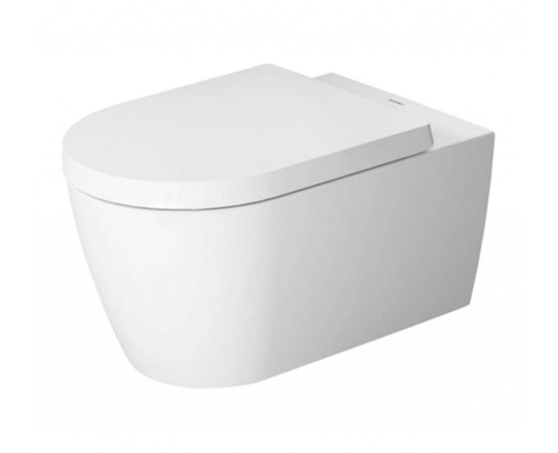 Подвесной унитаз Duravit ME by Starck WonderGliss Rimless без крышкиБелый