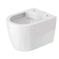 Piekaramais pods Duravit ME by Starck Rimfree ar HygieneGlaze bez vāka, Balts