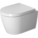 Подвесной унитаз Duravit ME by Starck Rimfree с HygieneGlaze без крышки, белый Подвесной унитаз Duravit ME by Starck Rimfree с HygieneGlaze без крышки, белый