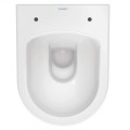 Подвесной унитаз Duravit ME by Starck Rimfree с HygieneGlaze без крышки, белый