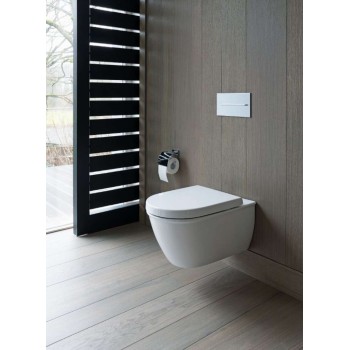 Piekaramais pods Duravit Darling New ar HygieneGlaze, bez vāka, Balts
