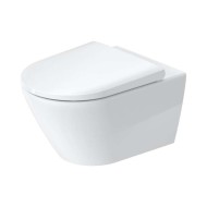 Piekaramais pods Duravit D-Neo Rimfree, Bez vāka, Balts