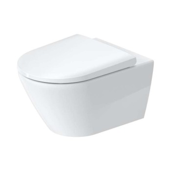 Piekaramais pods Duravit D-Neo Rimfree, Bez vāka, Balts