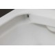 Piekaramais pods Duravit D-Neo Rimfree, Bez vāka, Balts