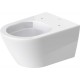 Piekaramais pods Duravit D-Neo Rimfree, Bez vāka, Balts