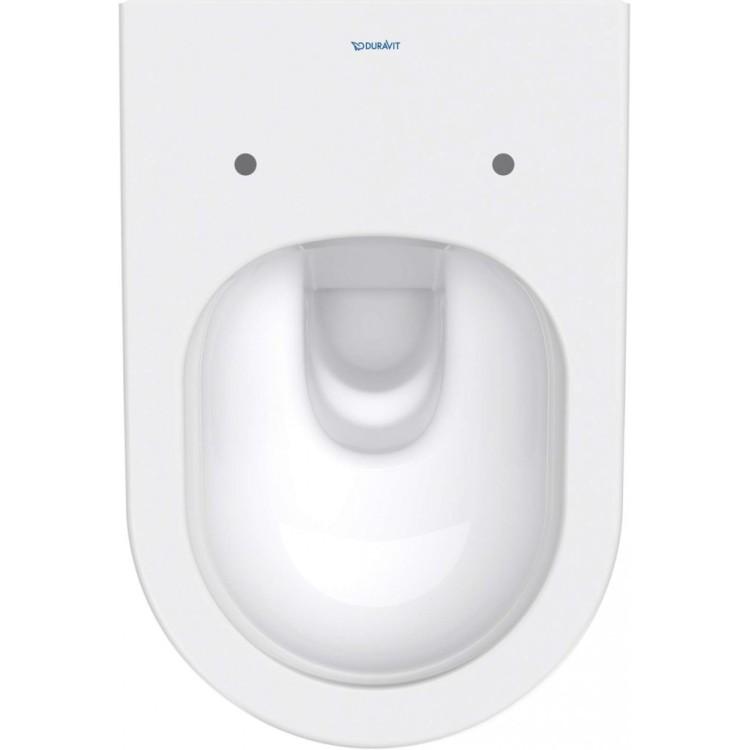 Piekaramais pods Duravit D-Neo Rimfree, Bez vāka, Balts