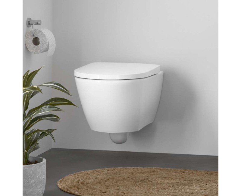 Подвесной унитаз Duravit D-Neo Rimfree, Без крышки, Белый