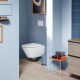 Piekaramais pods Duravit D-Neo Rimfree, Bez vāka, Balts
