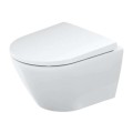 Подвесной унитаз Duravit ME by Starck HygieneGlaze Rimless без крышкиБелый