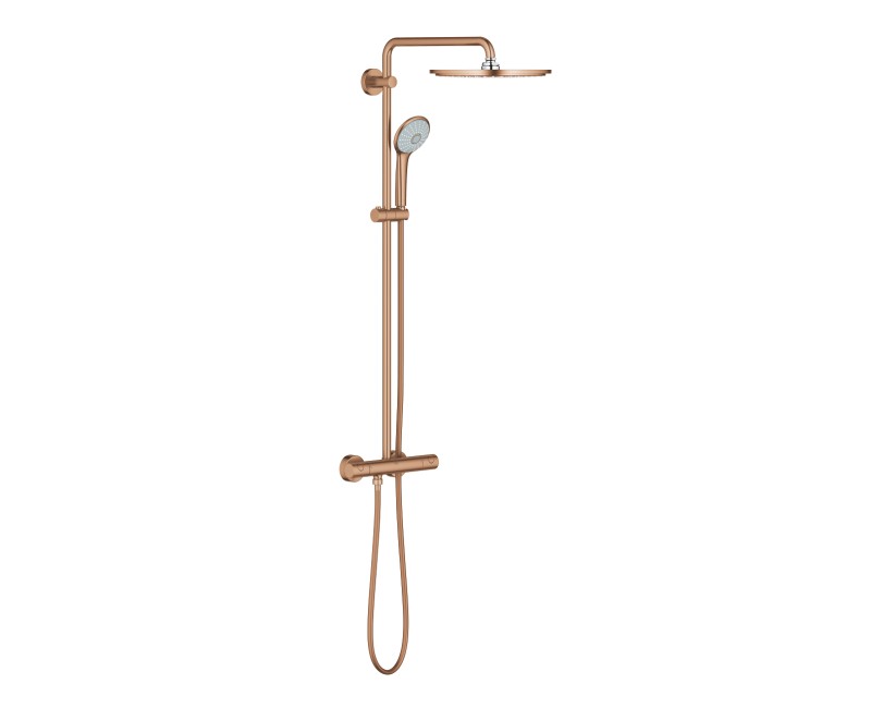 Душевая система GROHE Euphoria 310 с термостатом, PVD поверхность матовая Warm Sunset 26075DL0