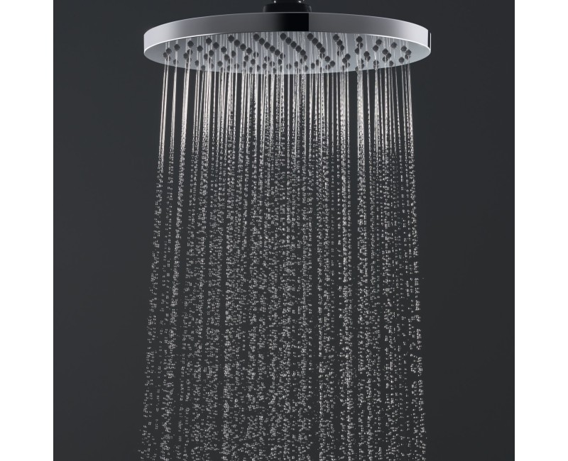 Dušas sistēma Hansgrohe Vernis Blend Showerpipe 200 1jet EcoSmart ar termostatu 26079000 Hromēts