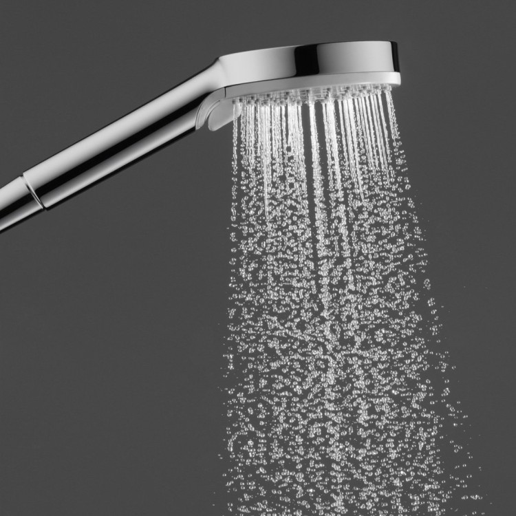Душевая система Hansgrohe Vernis Blend Showerpipe 200 1jet EcoSmart с термостатом 26079000 Chrome Душевая система Hansgrohe Vernis Blend Showerpipe 200 1jet EcoSmart с термостатом 26079000 Chrome