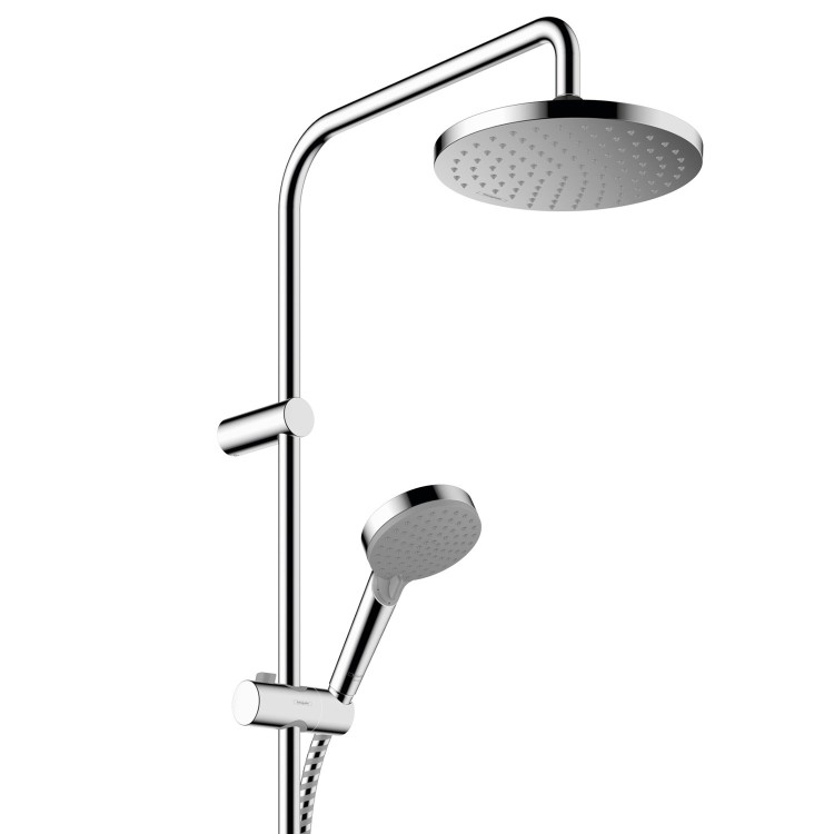 Душевая система Hansgrohe Vernis Blend Showerpipe 200 1jet EcoSmart с термостатом 26079000 Chrome Душевая система Hansgrohe Vernis Blend Showerpipe 200 1jet EcoSmart с термостатом 26079000 Chrome
