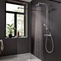 Dušas sistēma Hansgrohe Vernis Blend Showerpipe 200 1jet EcoSmart ar termostatu 26089000
