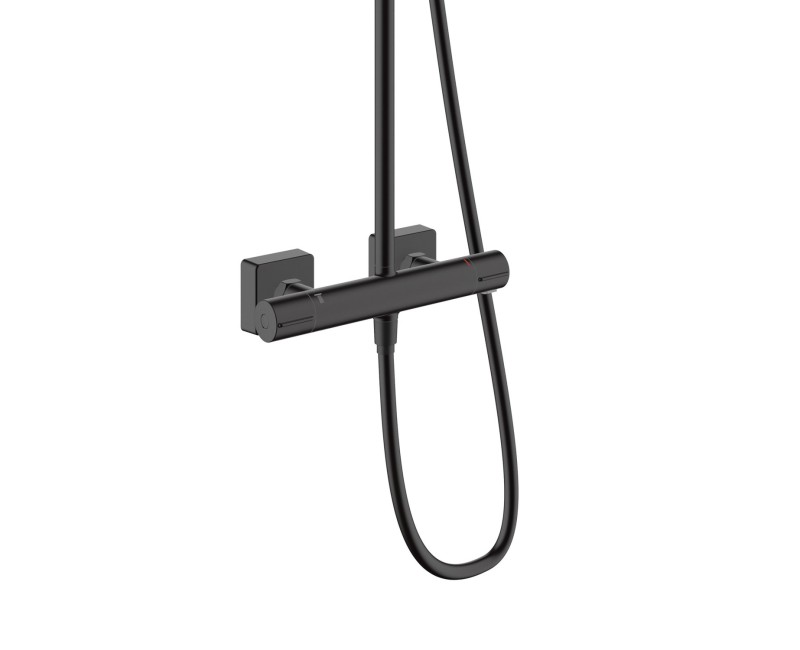 Dušas sistēma Hansgrohe Vernis Shape Showerpipe 230 1jet EcoSmart Ar Termostatu 26097670