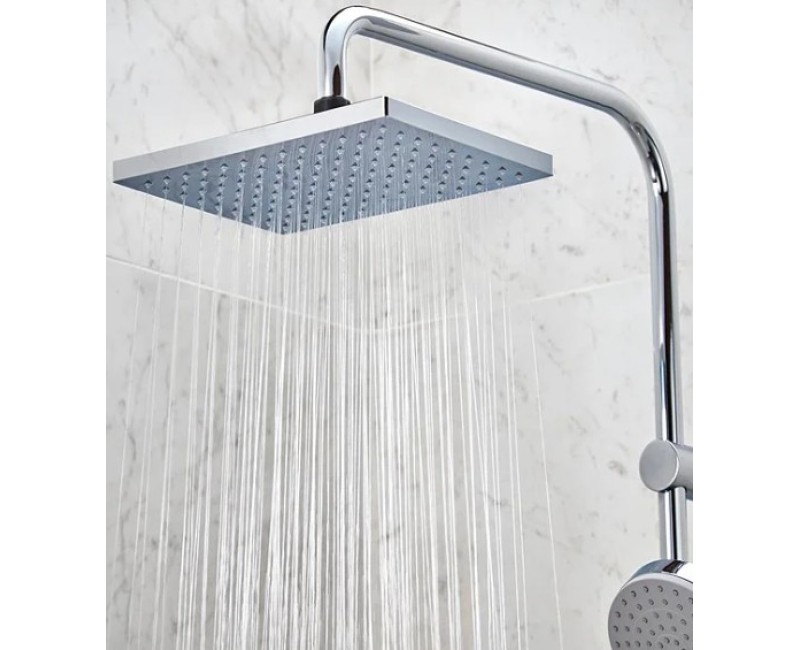 Душевая система Hansgrohe Vernis Shape Showerpipe 230 1jet EcoSmart с термостатом 26098000 хром