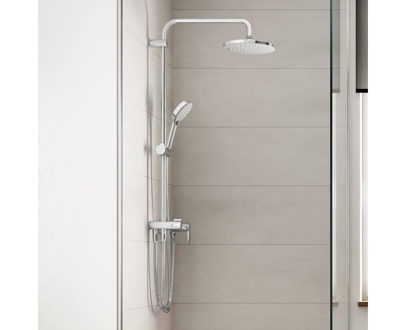 Душевая система Hansgrohe Vernis Blend Showerpipe 200 1jet EcoSmart Reno 26099000 Chrome