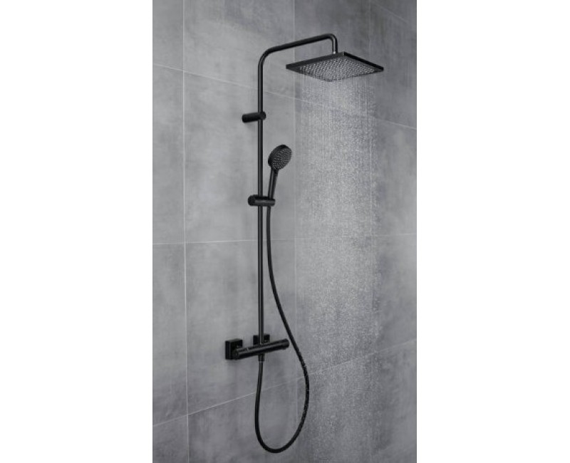 Dušas komplekts Hansgrohe  Vernis Shape SHP Reno EcoSmart 26289670 Melns Matēts