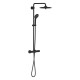 Dušas sistēma Grohe Vitalio Joy System 260 ar Termostatu Phantom black 26403KF2 Dušas sistēma Grohe Vitalio Joy System 260 ar Termostatu Phantom black 26403KF2