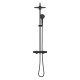 Dušas sistēma Grohe Vitalio Joy System 260 ar Termostatu Phantom black 26403KF2 Dušas sistēma Grohe Vitalio Joy System 260 ar Termostatu Phantom black 26403KF2