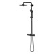 Dušas sistēma Grohe Vitalio Joy System 260 ar Termostatu Phantom black 26403KF2 Dušas sistēma Grohe Vitalio Joy System 260 ar Termostatu Phantom black 26403KF2