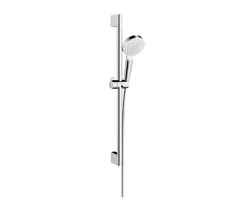 Dušas komplekts Hansgrohe  Crometta 1jet 6l Unica Set 650mm 26554400 Balts / Hromēts