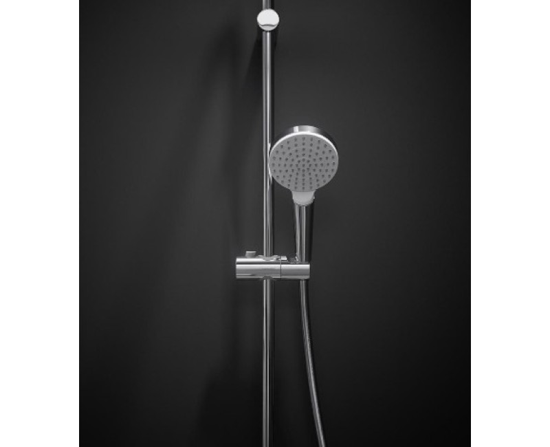 Dušas komplekts Hansgrohe  Crometta 1jet 6l Unica Set 650mm 26554400 Balts / Hromēts