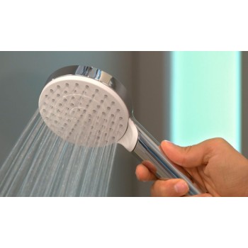 Душевой комплект Hansgrohe Crometta 1jet 9l Porter Set 1250mm 26568400 Белый/Хром